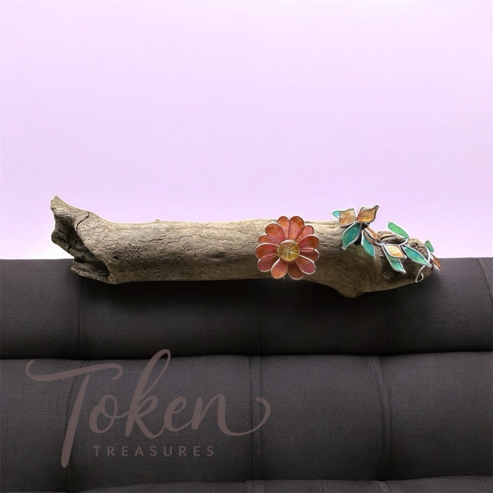 Driftwood with Floral Accents